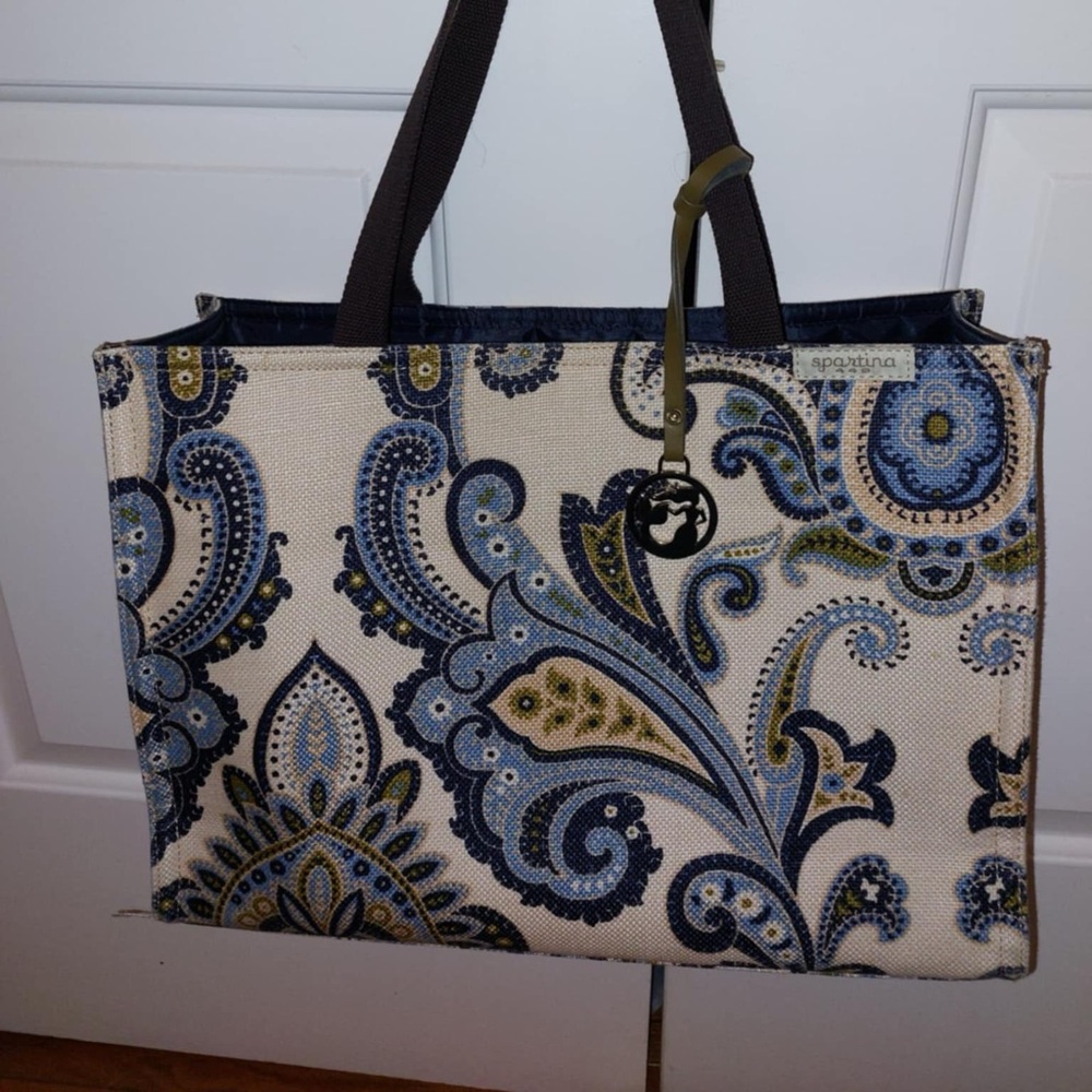 Spartina rectangle, paisley bag